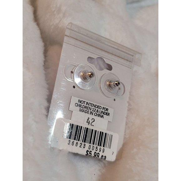 Silver Owl Stud Earrings | Sensitive Ears by Ear Sense - Picture 2 of 2